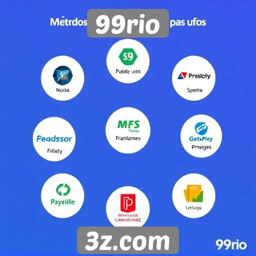Métodos de pagamento disponíveis no 99rio